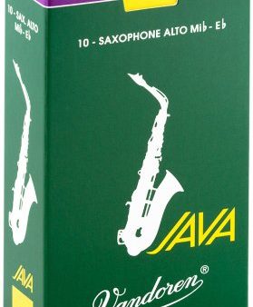 Vandoren SR262 Alto Sax JAVA Reeds Strength 2 (Box of 10) For Sale