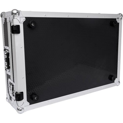 Headliner HL10011 Flight Case with Laptop Platform and Wheels for Pioneer DJ DDJ-FLX10 and DDJ-1000SRT (Silver and Black) For Discount