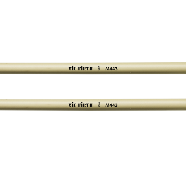 Vic Firth M443 Articulate Series Keyboard Mallet 7 8  Phenolic w  brass weight, Round (Black) Sale