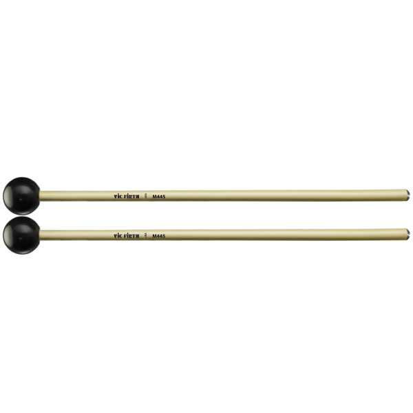 Vic Firth M445 Articulate Series Keyboard Mallet 1 1 8  Phenolic w  brass weight, Round (Black) Supply