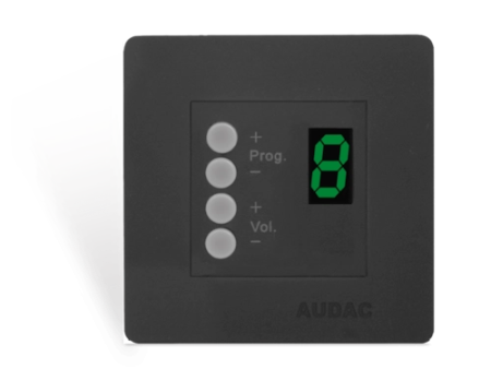 Audac DW3020 Wall Panel Controller (Black) For Discount