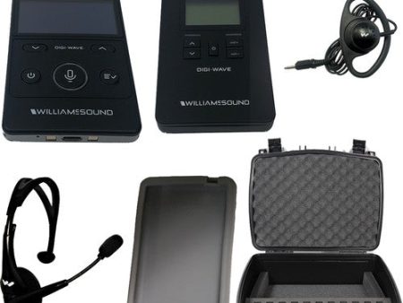 Williams AV DWS TGS 20 400 ALK Digi-Wave 400 Tour Guide System For One Guide And Up To 20 Listeners Discount