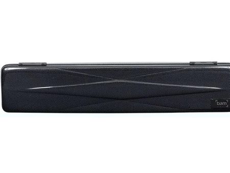 Bam 4019XLC Hightech Slim Flute Case (Black Carbon) Hot on Sale