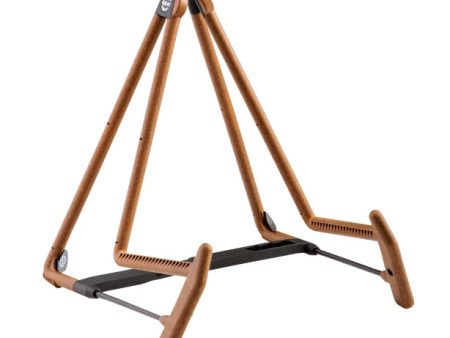 K&M 17580 Heli Acoustic Guitar Stand w Adjustable Crossbar (Cork) on Sale