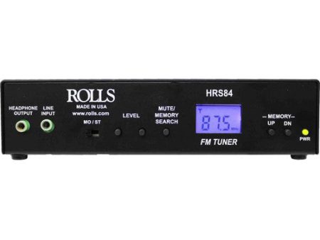 Rolls HRS84 FM Digital Tuner w  XLR Outputs Sale