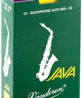 Vandoren SR264 Alto Sax JAVA Reeds Strength 4 (Box of 10) For Discount