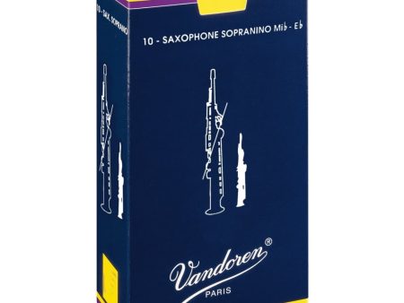 Vandoren SR234 Sopranino Sax Traditional Reeds Strength 4 (Box of 10) Online now