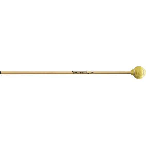 Vic Firth B21R Mike Balter Pro Vibe Mallet - Hard, Rattan (Yellow) Hot on Sale