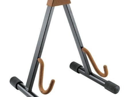 K&M 17540 Folding Electric Guitar Stand w Adjustable Width (Cork) Online Hot Sale