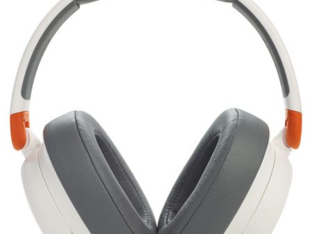 JBL JR 460NC Noise-Canceling Wireless Over-Ear Kids Headphones (White) Online Sale