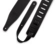 Levy s M17BAS Pull-Up Butter Leather Guitar Strap - 2.5  (Black) Online