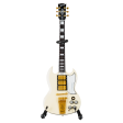 Axe Heaven GG-222 Gibson 1964 SG 1:4 Scale Mini Guitar Model (Custom White) Online Hot Sale