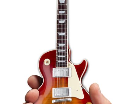 Axe Heaven GG-120  Gibson 1959 Les Paul Standard 1:4 Scale Mini Guitar Model (Cherry Sunburst) Online