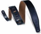 Levy s M26GF Garment Leather Guitar Strap - 2 1 2  (Black) Fashion