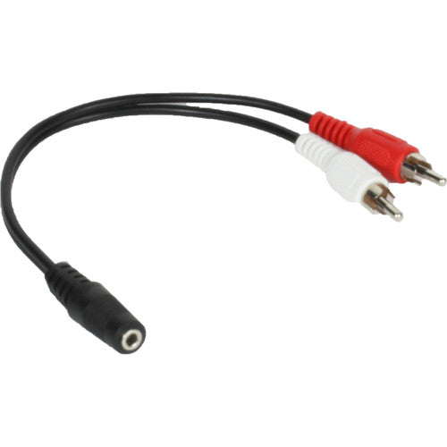 Williams AV WCA 124 3.5mm Female TRS To Two RCA Male Cable Adapter For IR T1 (10.25 ) Online