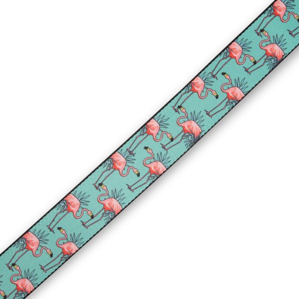 Levy s MPD2-121 Polyester Guitar Strap - 2  (Flamingos) on Sale