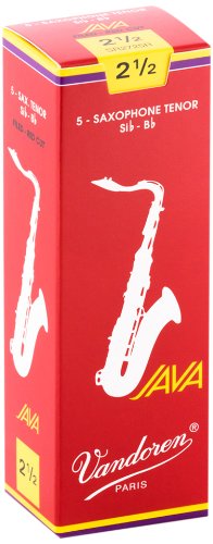 Vandoren SR2725R Tenor Sax JAVA Red Reeds Strength 2.5 (Box of 5) Cheap