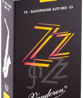 Vandoren SR4125 Alto Sax ZZ Reeds Strength 2.5 (Box of 10) Sale