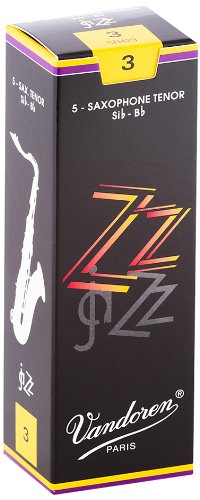 Vandoren SR423 Tenor Sax ZZ Reeds Strength 3 (Box of 5) Supply