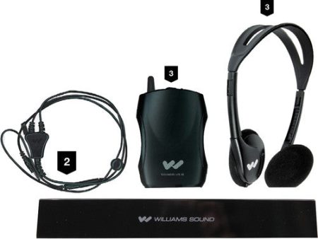 Williams AV IR SY5 SoundPlus Medium-Area Wireless Infrared System With 3 Headphones For Cheap