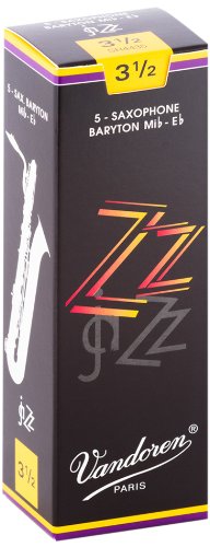 Vandoren SR4435 Bari Sax ZZ Reeds Strength 3.5 (Box of 5) Supply