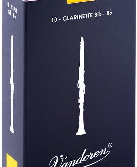 Vandoren CR101 Bb Clarinet Traditional Reeds Strength 1 (Box of 10) Discount