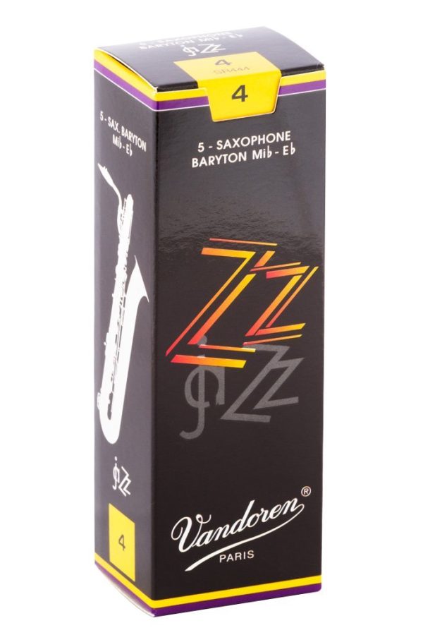 Vandoren SR444 ZZ Baritone Saxophone Reeds No.4 (Box of 10) Hot on Sale