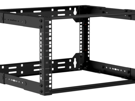 Caymon OPR306A B 19  Depth Adjustable Open Frame Rack For 6 Units Cheap