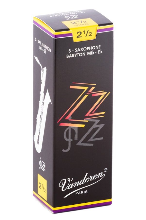 Vandoren SR4425 Bari Sax ZZ Reeds Strength 2.5 (Box of 5) Hot on Sale