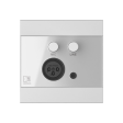 Audac WP205 Microphone & Line Input Wall Panel (White) Discount