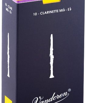 Vandoren CR111 Eb Clarinet Traditional Reeds Strength 1 (Box of 10) For Sale