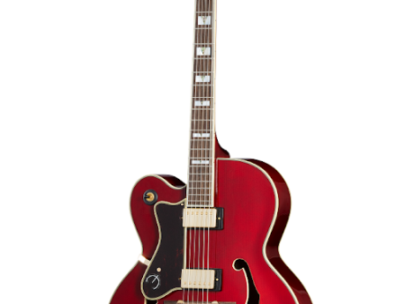 Epiphone BROADWAY Left-Handed Hollow Body Electric Guitar (Wine Red) Online now