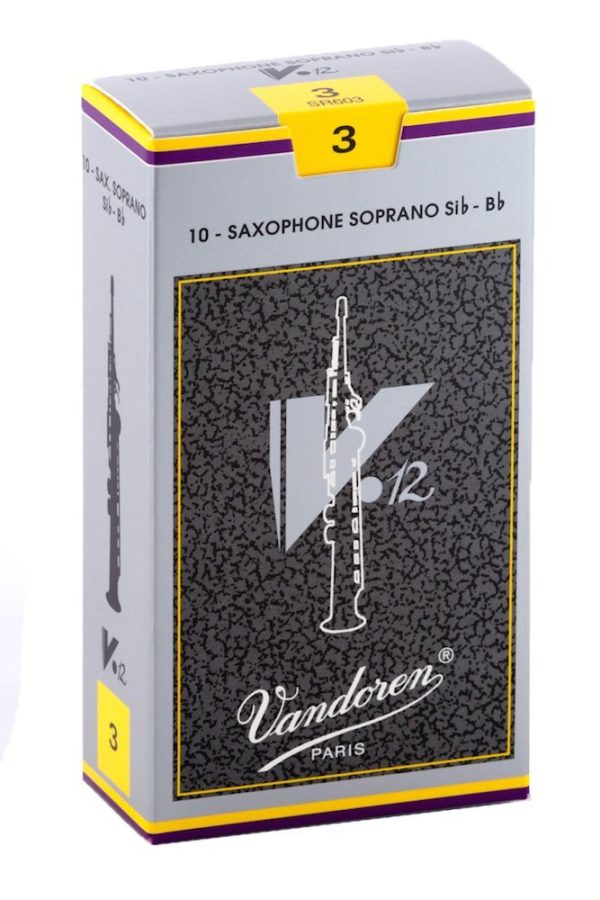 Vandoren SR603 Soprano Sax V.12 Reeds Strength 3 (Box of 10) Sale