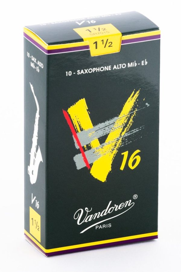 Vandoren SR7015 Alto Sax V16 Reeds Strength 1.5 (Box of 10) Supply