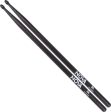 Vic Firth N5AB Hickory Wood Drumsticks 5A (Black) Online now