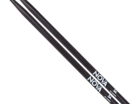 Vic Firth N5AB Hickory Wood Drumsticks 5A (Black) Online now