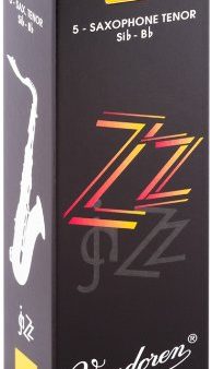 Vandoren SR424 Tenor Sax ZZ Reeds Strength 4 (Box of 5) For Sale