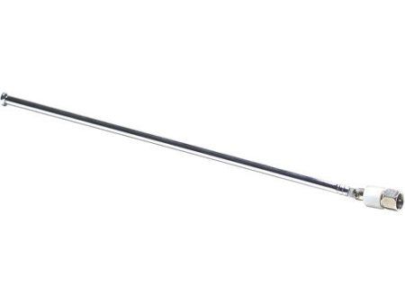 Williams AV ANT 028 39  Telescoping Whip Antenna with Swivel F-Connector Online now