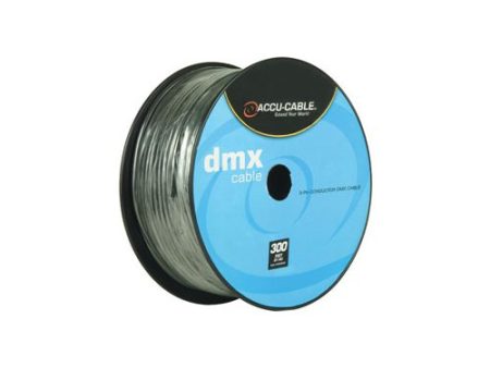 American DJ AC3CDMX300 Accu-Cable 3 Pin DMX XLR Cable Spool 300 Feet Sale