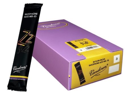 Vandoren SR4135 Alto Sax ZZ Reeds Strength 3.5 (Box of 10) on Sale