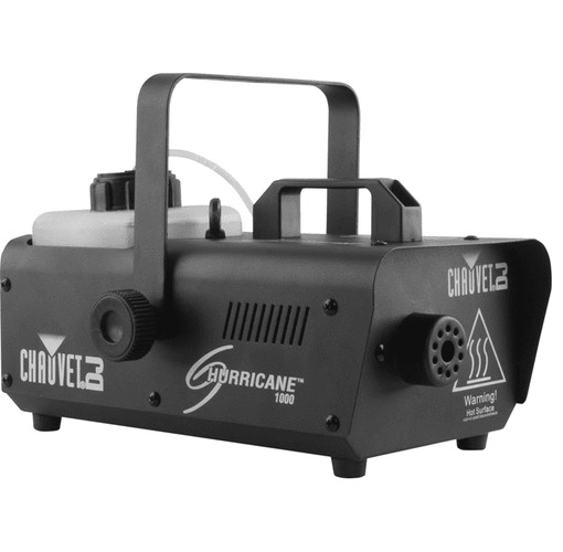 Chauvet DJ HURRICANE H1000 Compact Lightweight Fog Machine Emits Thick Bursts Of Fog To Enhance Any Light Show For Cheap