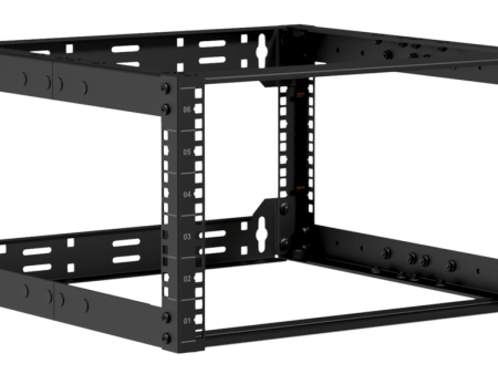 Caymon OPR506A B 19  Depth Adjustable Open Frame Rack For 6 Units For Sale