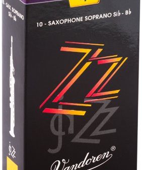 Vandoren SR404 Soprano Sax ZZ Reeds Strength 4 (Box of 10) Hot on Sale