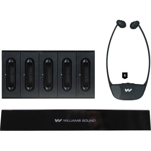 Williams AV IR SY4 SoundPlus Medium-Area Wireless Infrared System With 5 Stethoset Receivers Online Sale