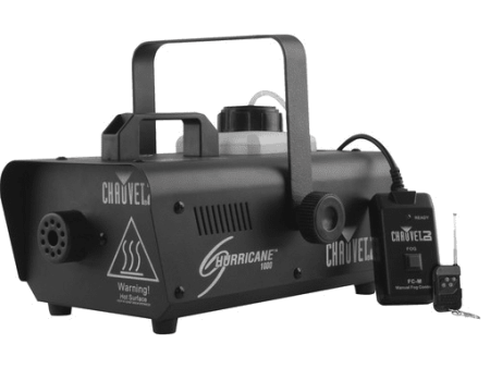 Chauvet DJ HURRICANE H1000 Compact Lightweight Fog Machine Emits Thick Bursts Of Fog To Enhance Any Light Show For Cheap