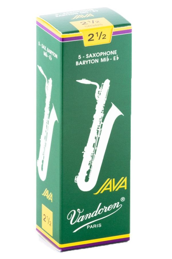 Vandoren SR3425 Bari Sax JAVA Reeds Strength 2.5 (Box of 5) Discount