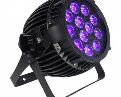 Blizzard Lighting TOURNADO-IP-EXA Outdoor Rated 12 15W RGBAW+UV LED Par Light For Sale