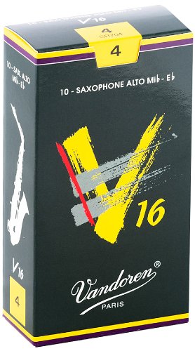 Vandoren SR704 Alto Sax V16 Reeds Strength 4 (Box of 10) Online