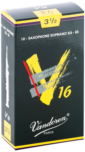 Vandoren SR7135 Soprano Sax V16 Reeds Strength 3.5 (Box of 10) Online