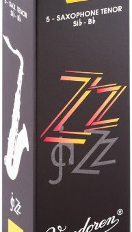 Vandoren SR4225 Tenor Sax ZZ Reeds Strength 2.5 (Box of 5) Online Hot Sale